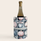 Pink Blue Watercolor Christmas Ornaments Wine Chiller Gallery Image 3