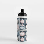 Pink Blue Watercolor Christmas Ornaments Water Bottle Gallery Image 2