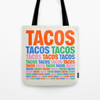 253 Tacos Tote Bag Gallery Image 1
