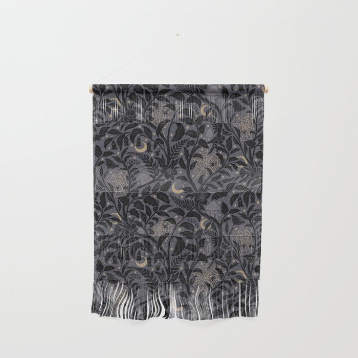 Mysterious Garden - midnight violet Wall Hanging Gallery Image 1