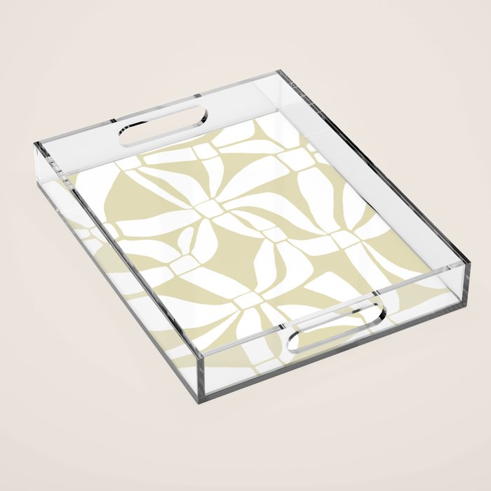 Abstract botanical pattern 01 Acrylic Tray Gallery Image 1