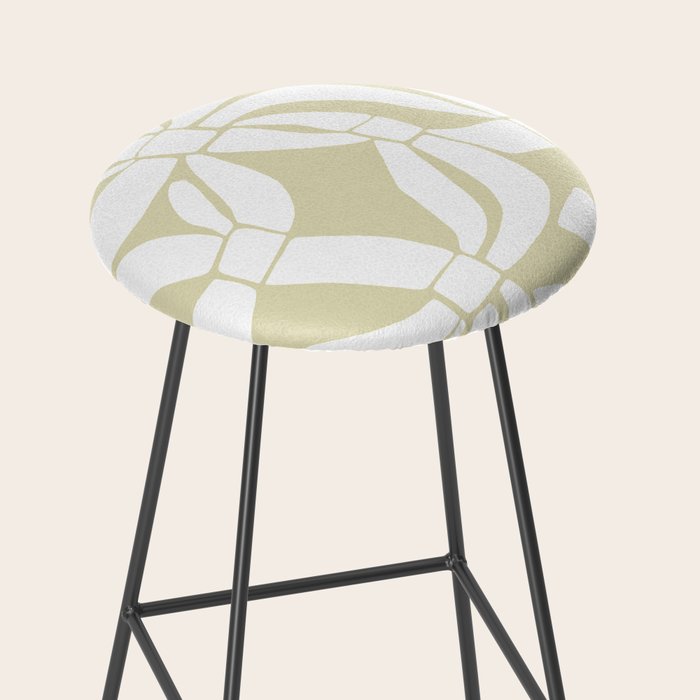 Abstract botanical pattern 01 Stool Gallery Image 2