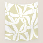 Abstract botanical pattern 01 Wall Tapestry Gallery Image 4