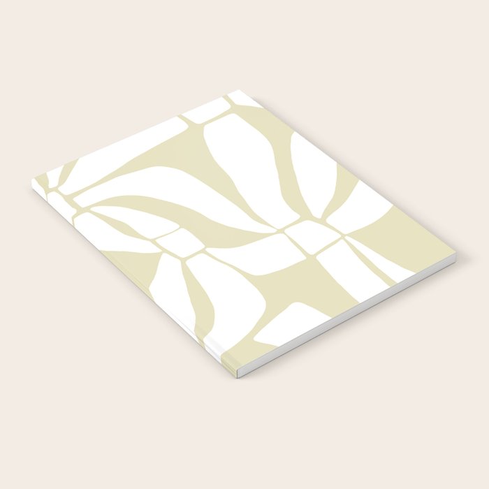 Abstract botanical pattern 01 Notebook Gallery Image 2