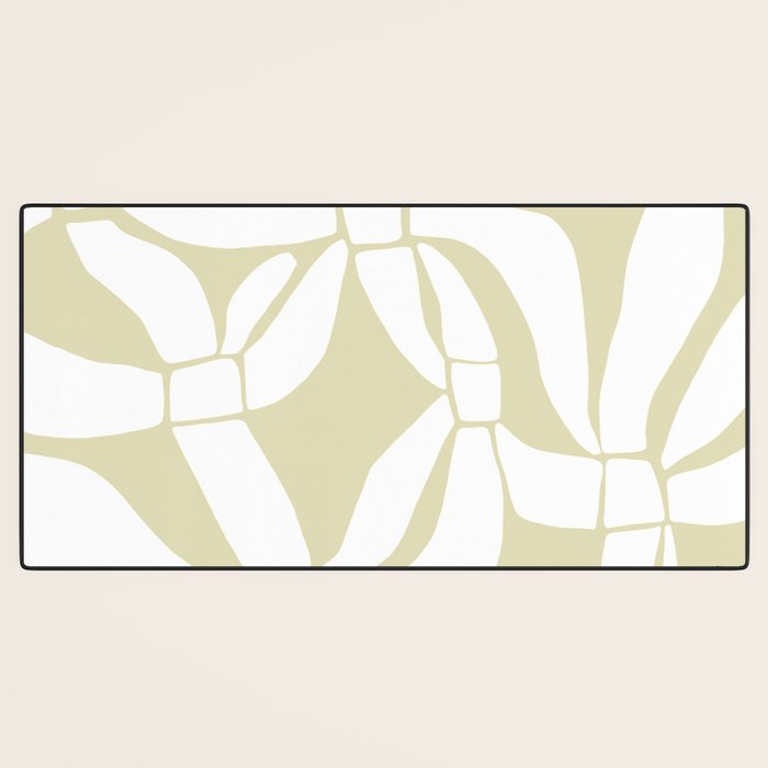 Abstract botanical pattern 01 Desk Mat Gallery Image 3