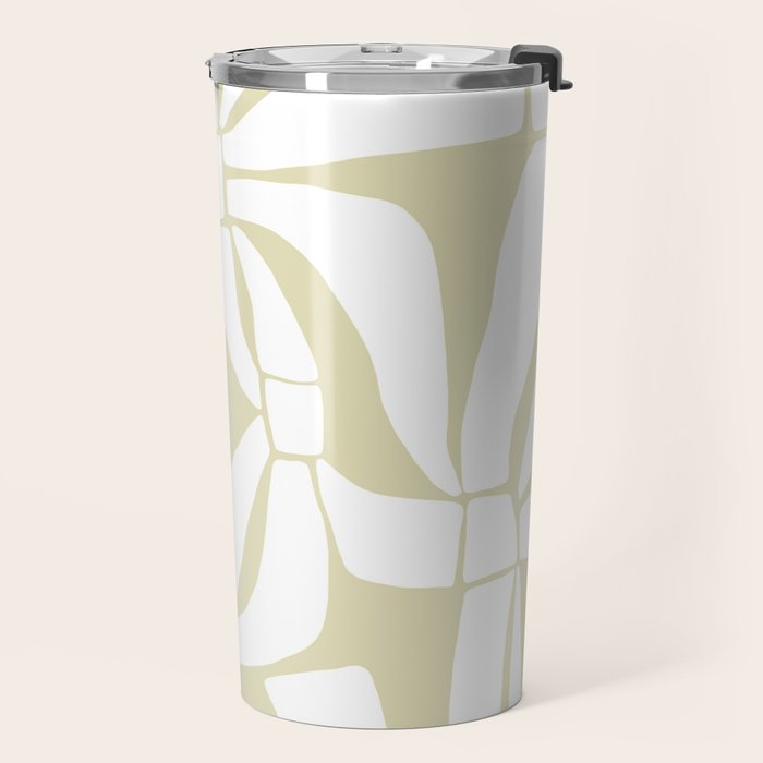 Abstract botanical pattern 01 Travel Mug Gallery Image 2