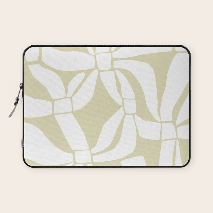 Abstract botanical pattern 01 Laptop Sleeve Gallery Image 1