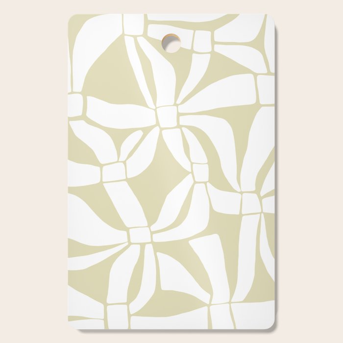 Abstract botanical pattern 01 Cutting Board Gallery Image 1