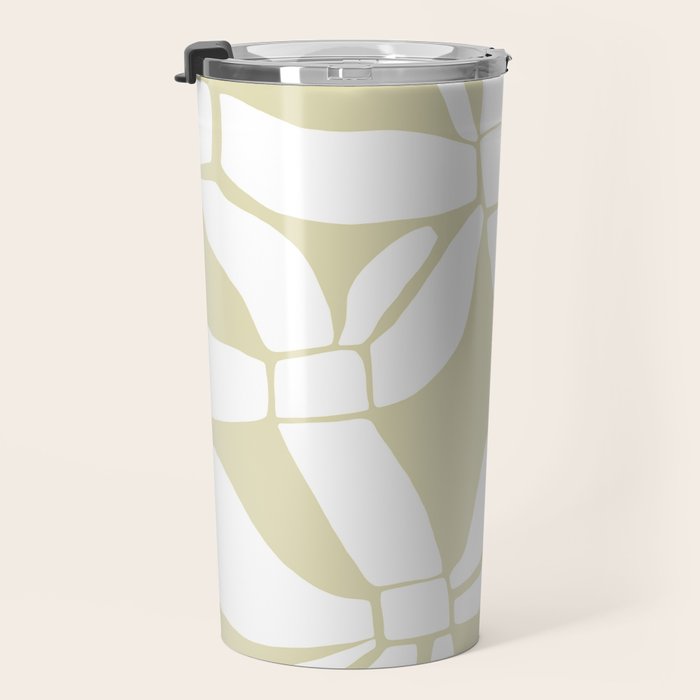 Abstract botanical pattern 01 Travel Mug Gallery Image 3