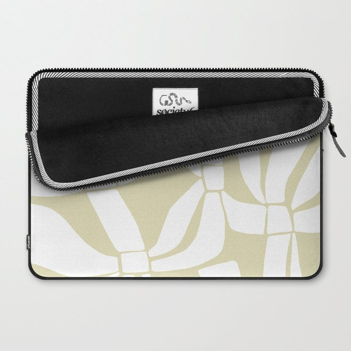 Abstract botanical pattern 01 Laptop Sleeve Gallery Image 2