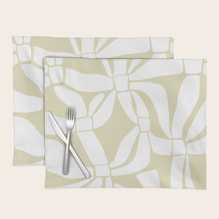 Abstract botanical pattern 01 Placemat Gallery Image 1