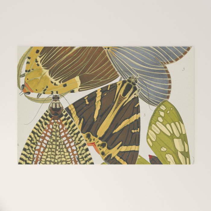 Moth Print by E.A. Seguy, 1925 #5 Welcome Mat Gallery Image 1