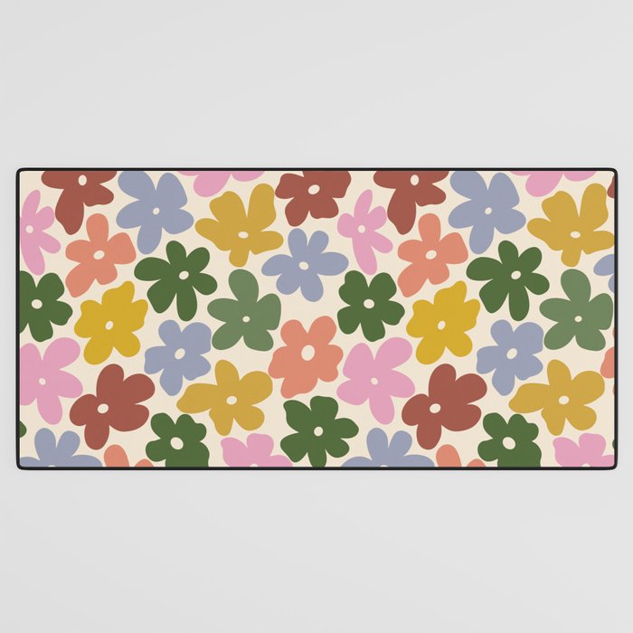 Flower - Vintage Daisy Desk Mat Gallery Image 3