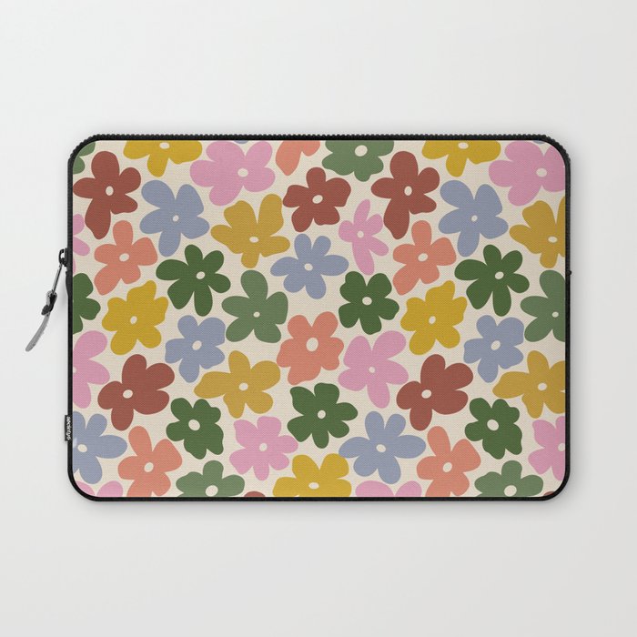 Flower - Vintage Daisy Laptop Sleeve Gallery Image 1