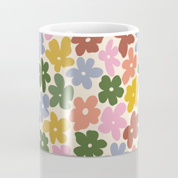 Flower - Vintage Daisy Coffee Mug Gallery Image 4