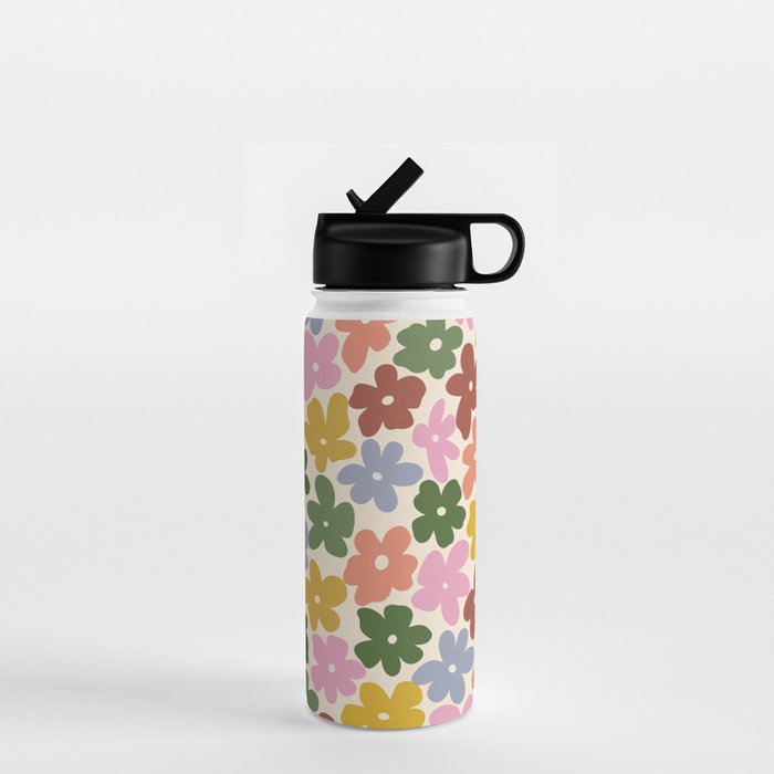 Flower - Vintage Daisy Water Bottle Gallery Image 1