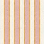 Pastel Pink And Gold Braid Cabana Stripes On Off-White Cream Vintage Aesthetic Coffee Mug Gallery Image 2