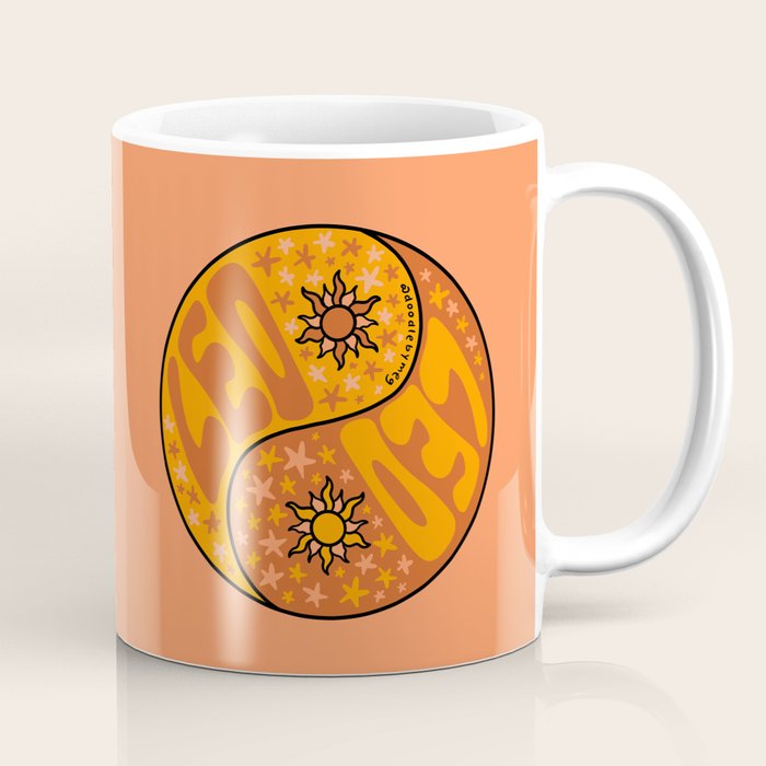 Leo Yin Yang Coffee Mug Gallery Image 1