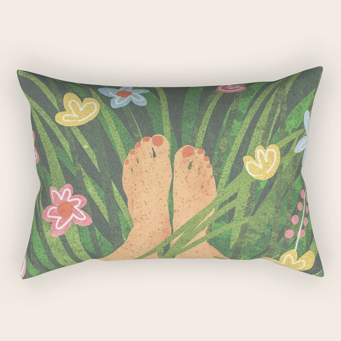 Summertime Rectangular Pillow Gallery Image 1