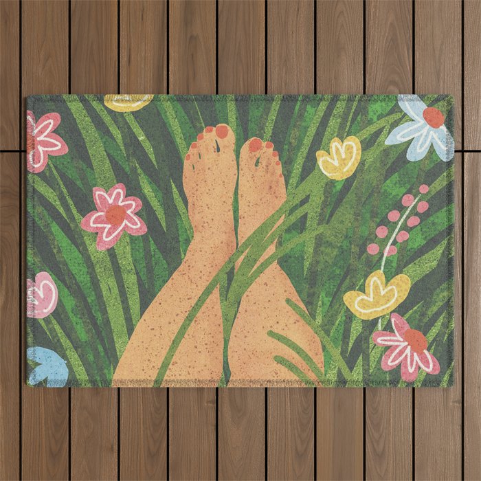 Summertime Outdoor Rug Gallery Image 1