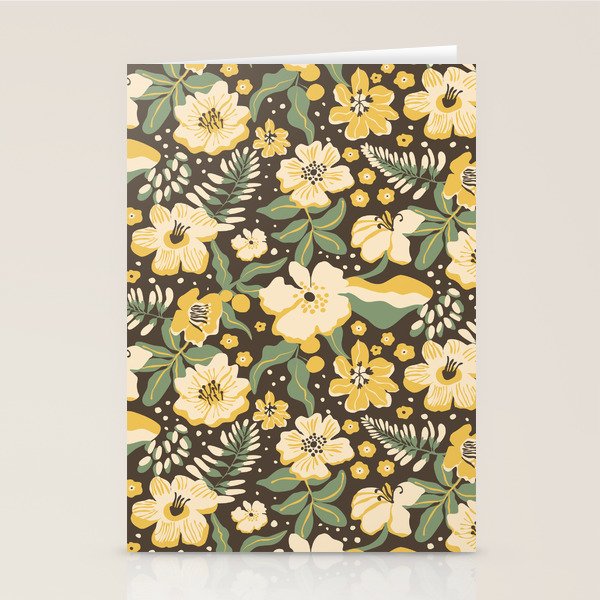 Yellow flowers Stationery Card Gallery Image 2