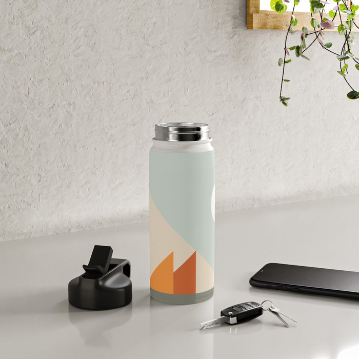 Geometric Landscape 24 Water Bottle Gallery Image 4