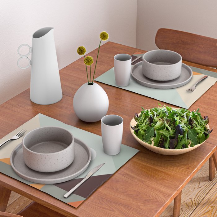 Geometric Landscape 24 Placemat Gallery Image 2