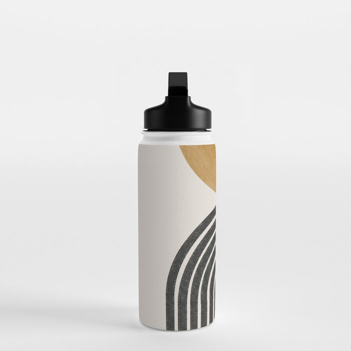 Mid Century Modern Graphic Water Bottle Gallery Image 3