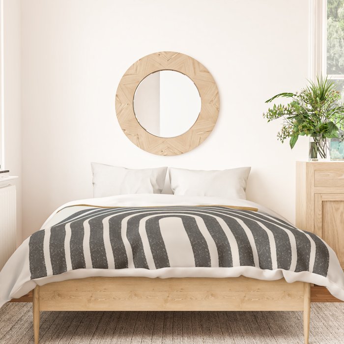 Mid Century Modern Graphic Duvet Cover Gallery Image 3