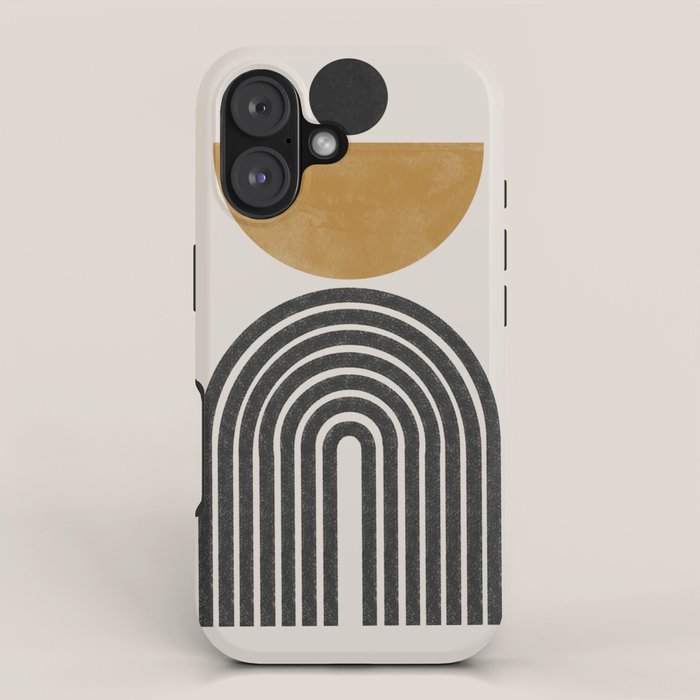 Mid Century Modern Graphic iPhone Case Gallery Image 1