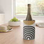 Mid Century Modern Graphic Wine Chiller Gallery Image 4