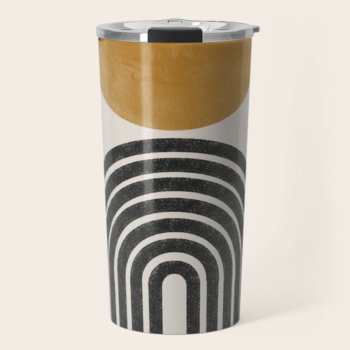 Mid Century Modern Graphic Travel Mug Gallery Image 1