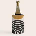 Mid Century Modern Graphic Wine Chiller Gallery Image 1