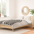 Mid Century Modern Graphic Duvet Cover Gallery Image 2