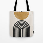 Mid Century Modern Graphic Tote Bag Gallery Image 1