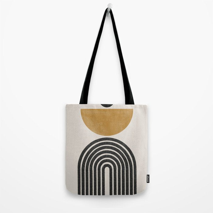 Mid Century Modern Graphic Tote Bag Gallery Image 2
