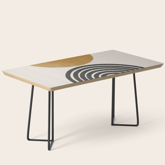 Mid Century Modern Graphic Coffee Table Gallery Image 1
