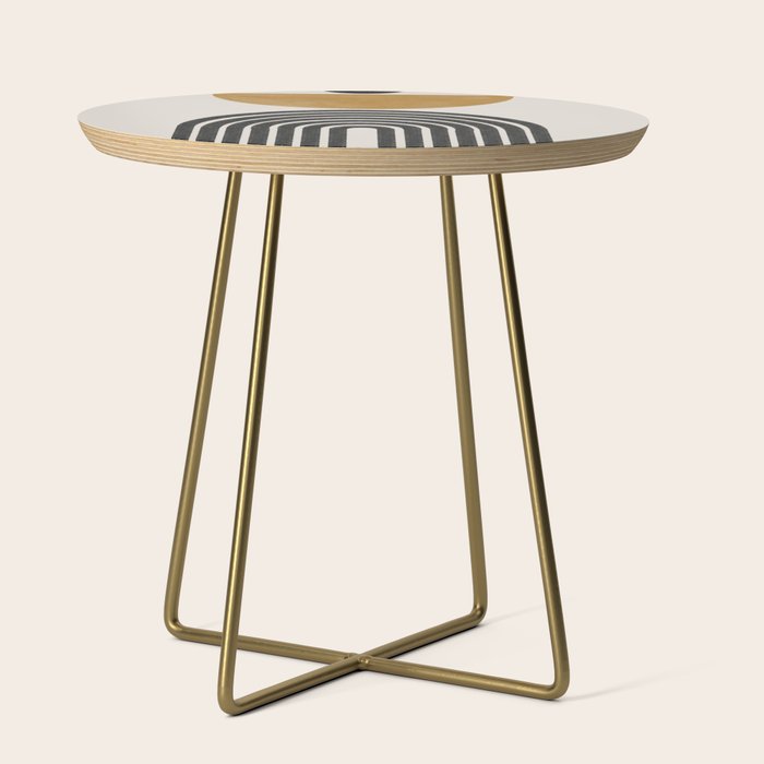 Mid Century Modern Graphic Side Table Gallery Image 1