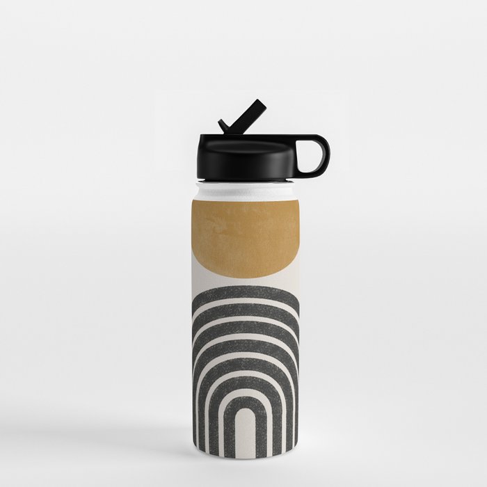 Mid Century Modern Graphic Water Bottle Gallery Image 1