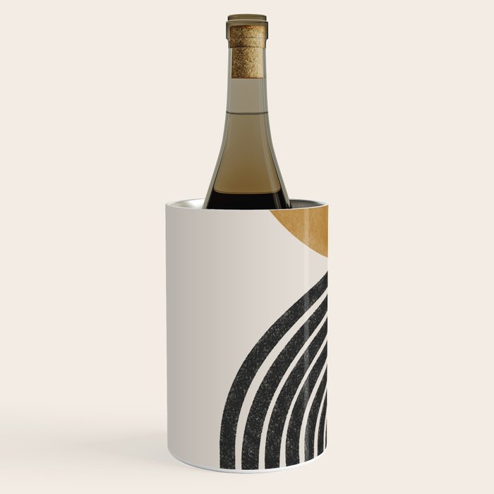 Mid Century Modern Graphic Wine Chiller Gallery Image 2