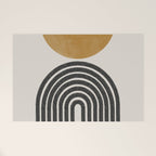 Mid Century Modern Graphic Welcome Mat Gallery Image 1