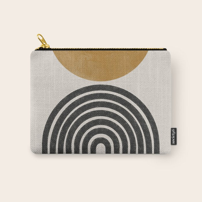 Mid Century Modern Graphic Carry All Pouch Gallery Image 1