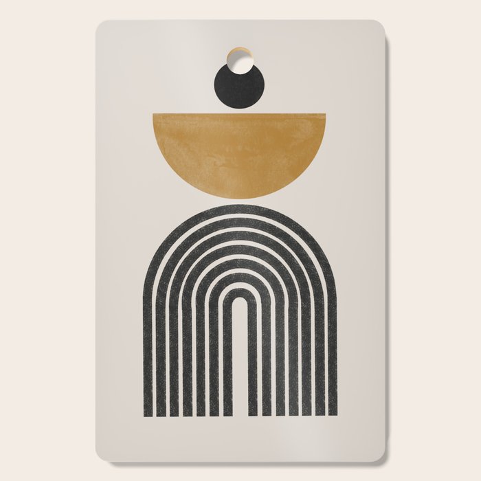 Mid Century Modern Graphic Cutting Board Gallery Image 1