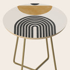 Mid Century Modern Graphic Side Table Gallery Image 2