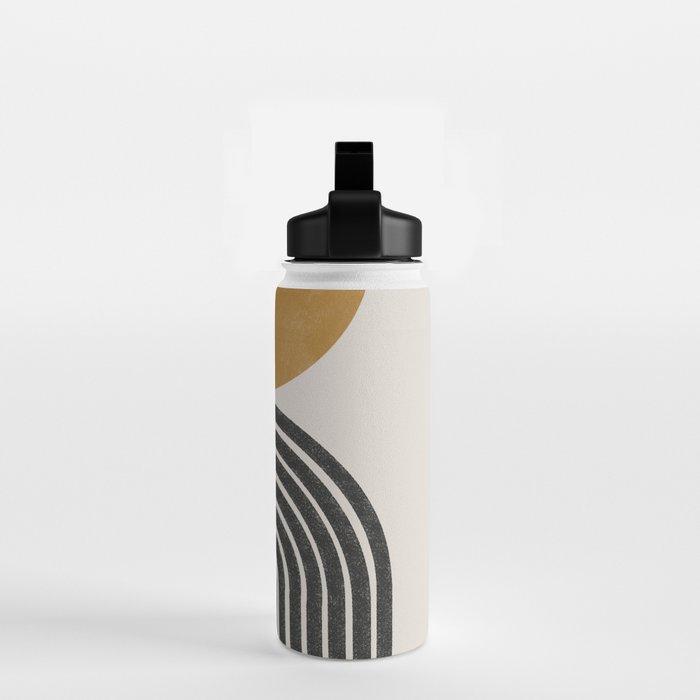 Mid Century Modern Graphic Water Bottle Gallery Image 2