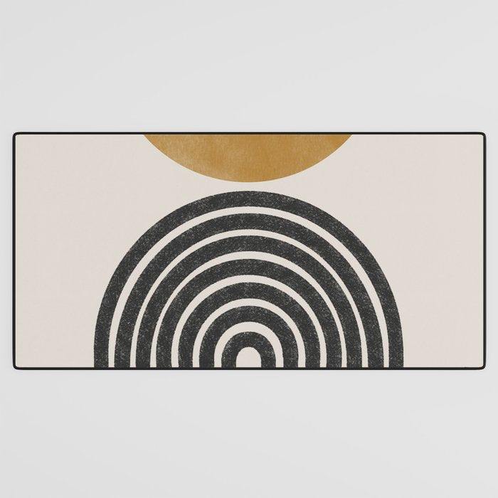 Mid Century Modern Graphic Desk Mat Gallery Image 3