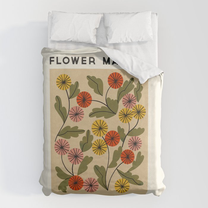Flower Market No. 9 Duvet Cover Gallery Image 6