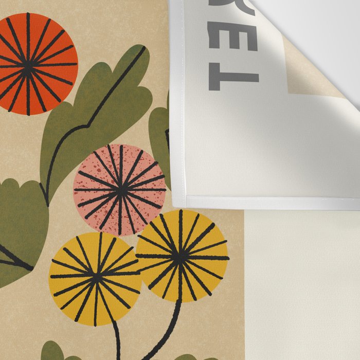 Flower Market No. 9 Wall Tapestry Gallery Image 3
