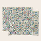 Muted Moroccan Mosaic Tiles Placemat Gallery Image 1