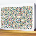 Muted Moroccan Mosaic Tiles Wall Mural Gallery Image 2